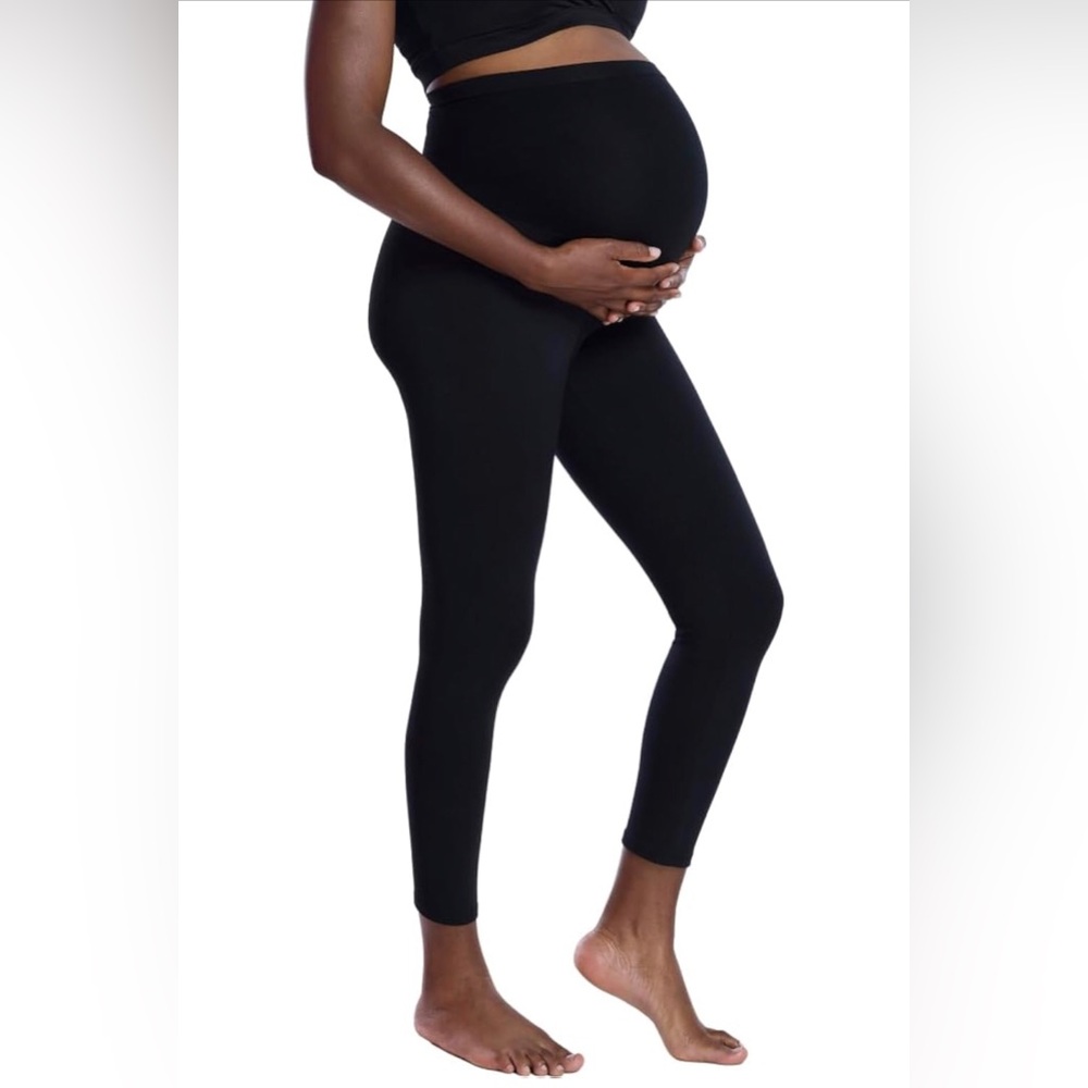 Motherhood Maternity Essential Stretch Full Length Secret Fit Leggings Medium